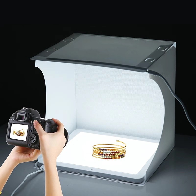 Photography Lighting Handheld - 20cm Taşınabilir Fotoğraf Kutusu Fotoğrafçılık Katlanabilir